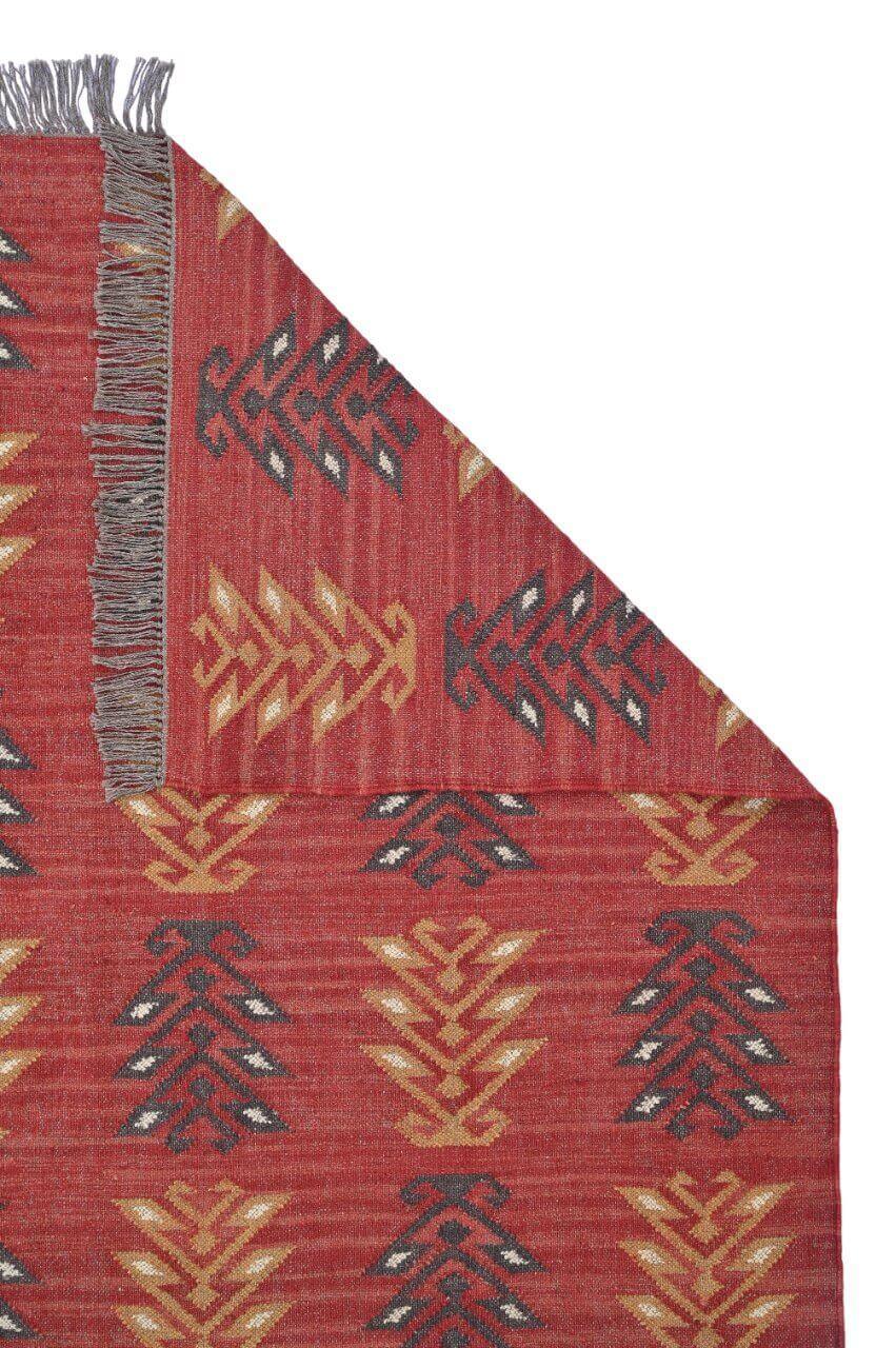 alfombra kilim roja, kilim rojo, kilims rojos, alfombras rojas, alfombras kilim tonos rojos