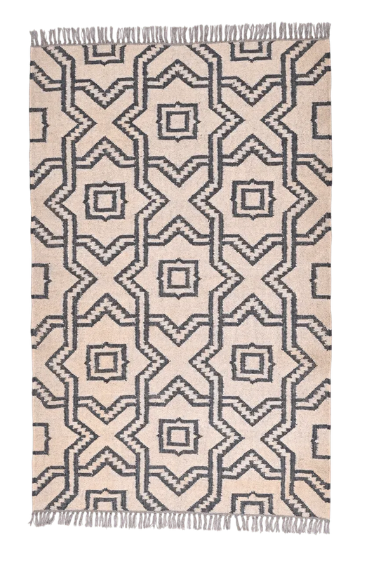 Alfombra kilim geometrica