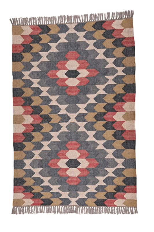 alfombra kilim multicolor