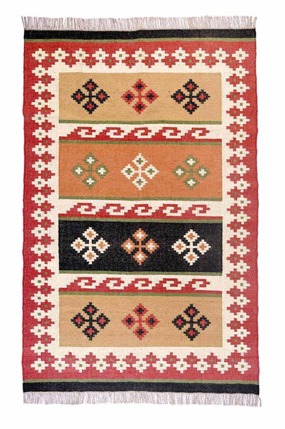  alfombra kilim de fibras naturales, yute y lana. Kilim Me, tienda online de alfombras y kilims