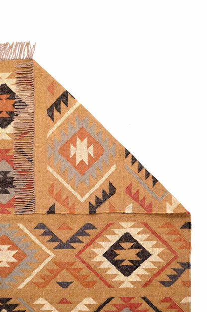  alfombra kilim de fibras naturales, yute y lana. Kilim Me, tienda online de alfombras y kilims