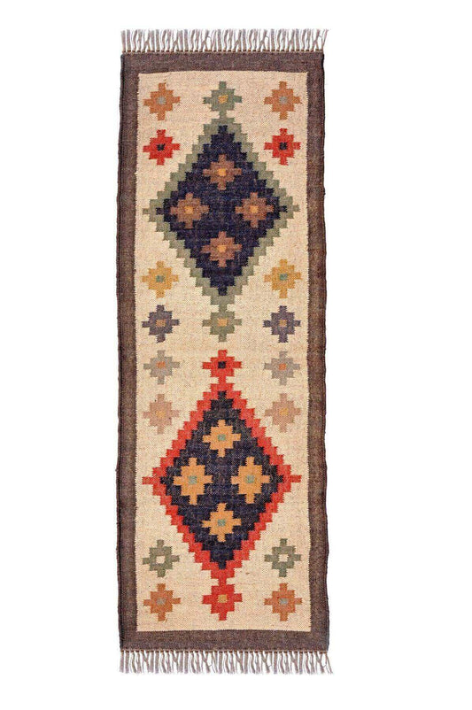 Alfombra tipo kilim, kilims tejidos a mano en yute y lana. Alfombras Kilim modernos, Alfombras en fibras naturales.