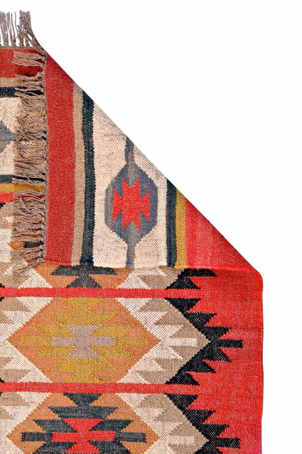  alfombra kilim de fibras naturales, yute y lana. Kilim Me, tienda online de alfombras y kilims