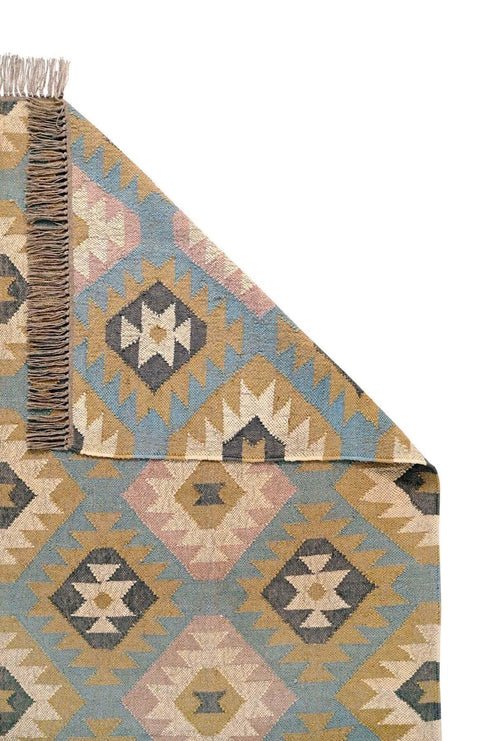 Alfombra Kilim a medida 210x300 sin flecos Alberto.