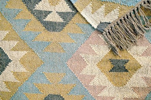 Alfombra Kilim a medida 210x300 sin flecos Alberto.