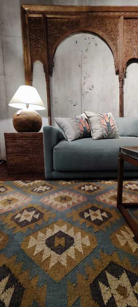 alfombras kilim, kilims y cojines kilim en fibras naturales