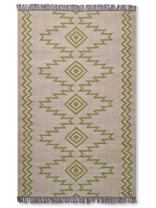 alfombras kililm pasillo 120x180 multicolor necha a mano en fibras naturales