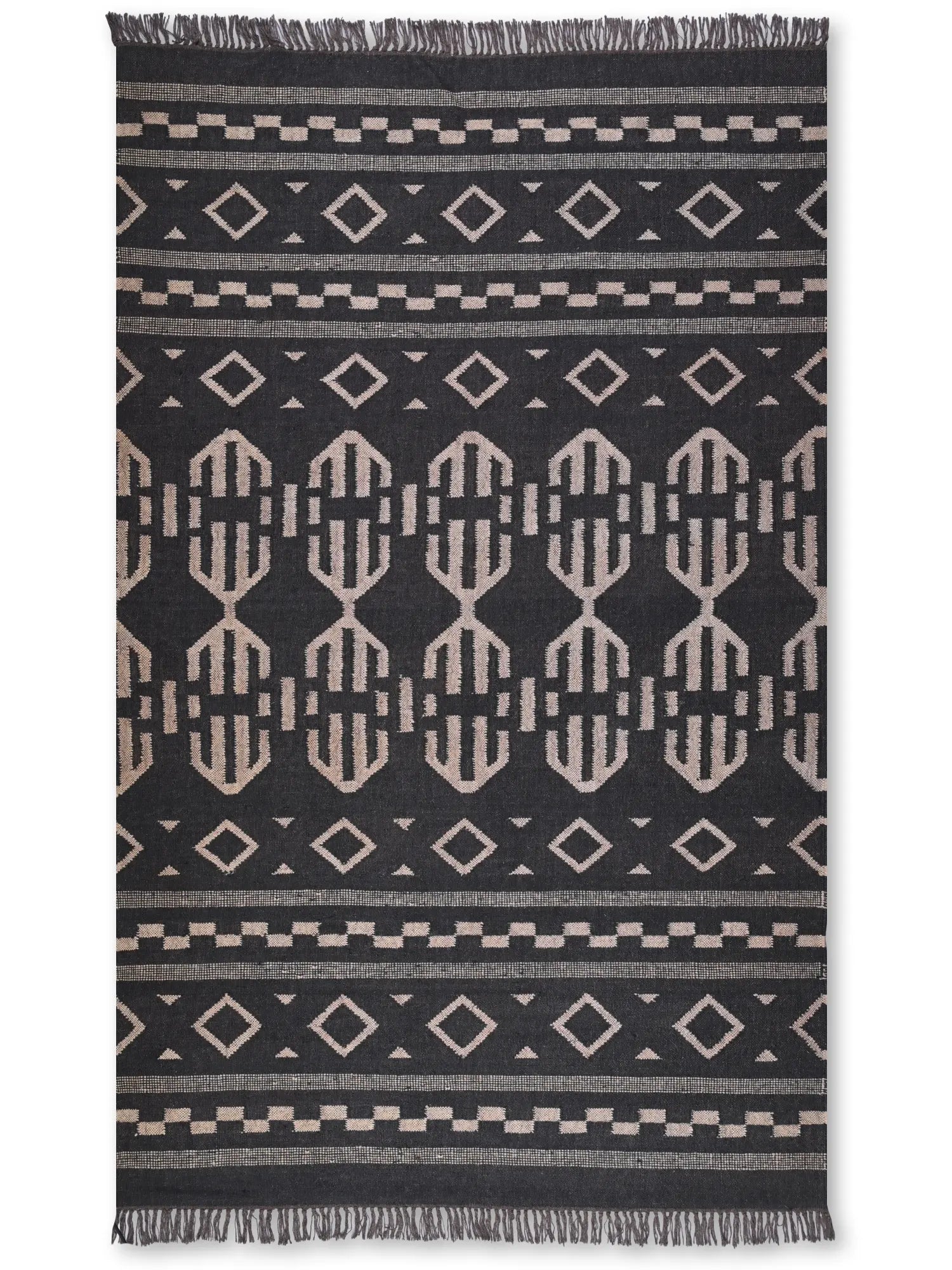 alfombras kililm pasillo 150x240 multicolor necha a mano en fibras naturales

