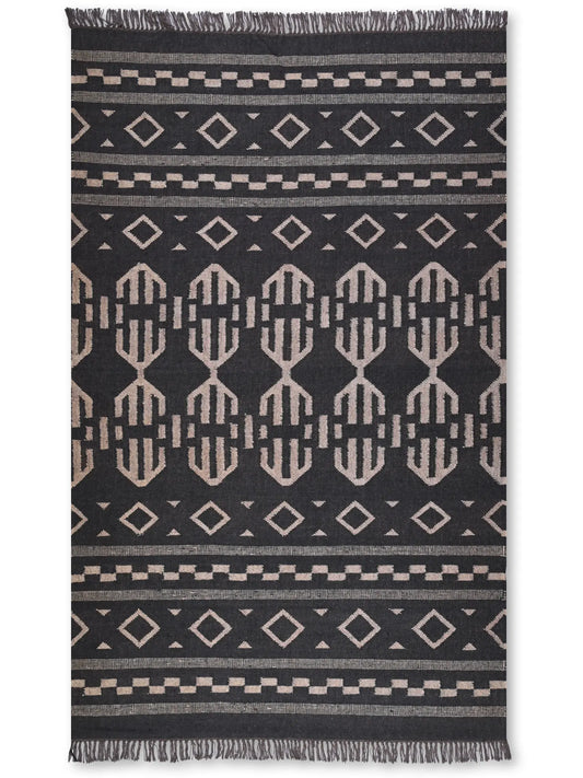 alfombras kililm pasillo 150x240 multicolor necha a mano en fibras naturales


