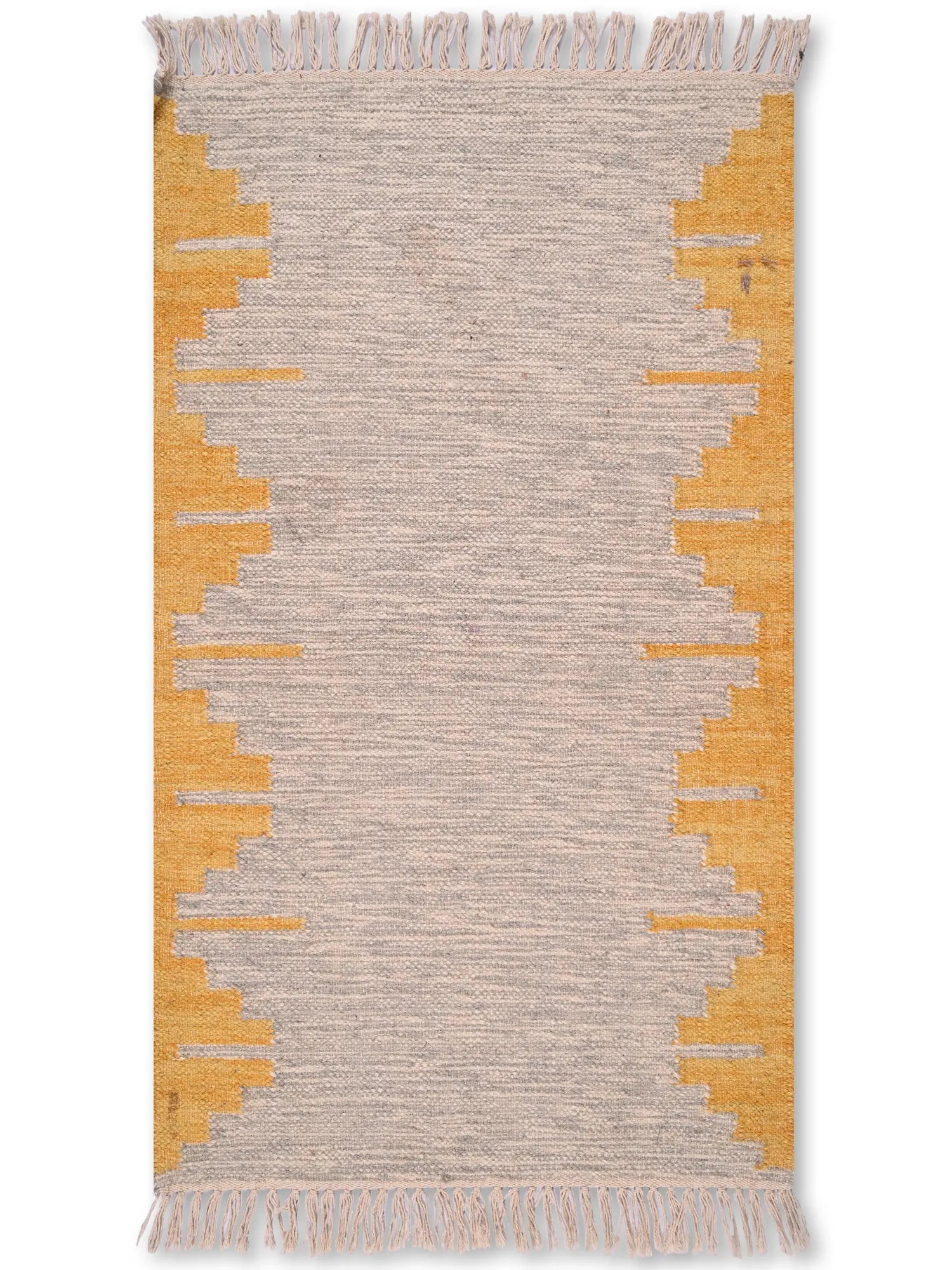 alfombras kililm pasillo 60x90 beige necha a mano en fibras naturales