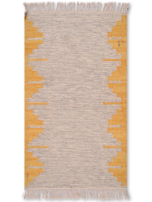 alfombras kililm pasillo 60x90 beige necha a mano en fibras naturales