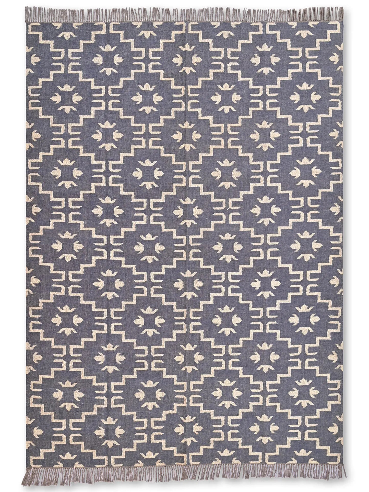 alfombras kililm pasillo  240x300  negro necha a mano en fibras naturales