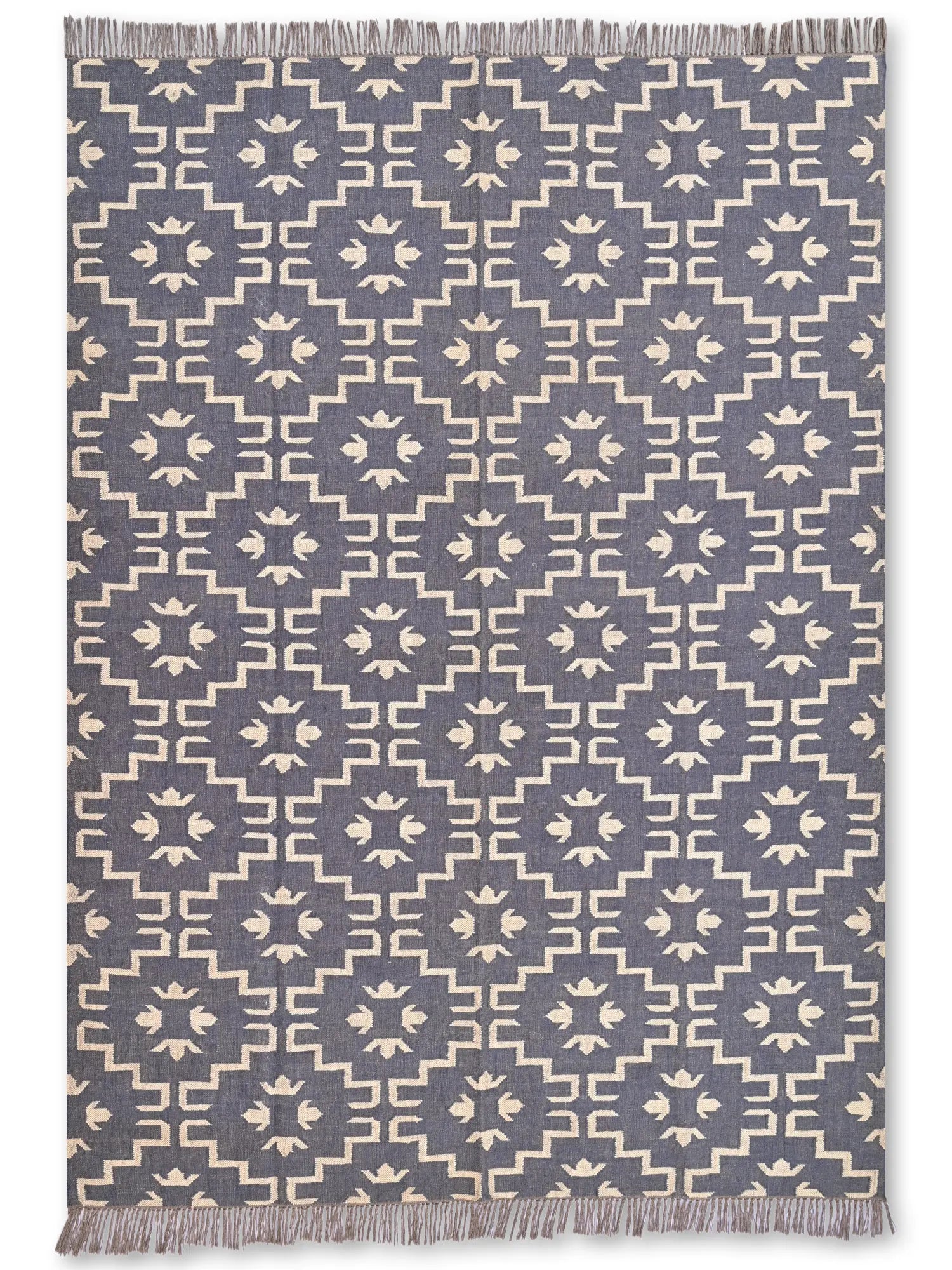 alfombras kililm pasillo  240x300  negro necha a mano en fibras naturales