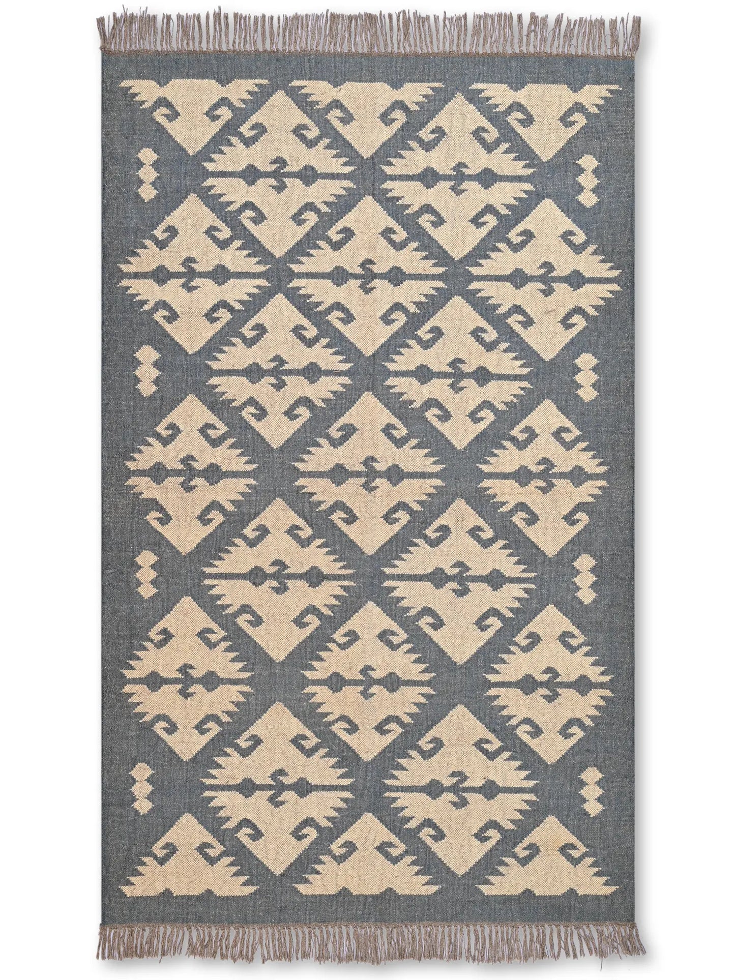 alfombras kililm pasillo 60x90 multicolor necha a mano en fibras naturales