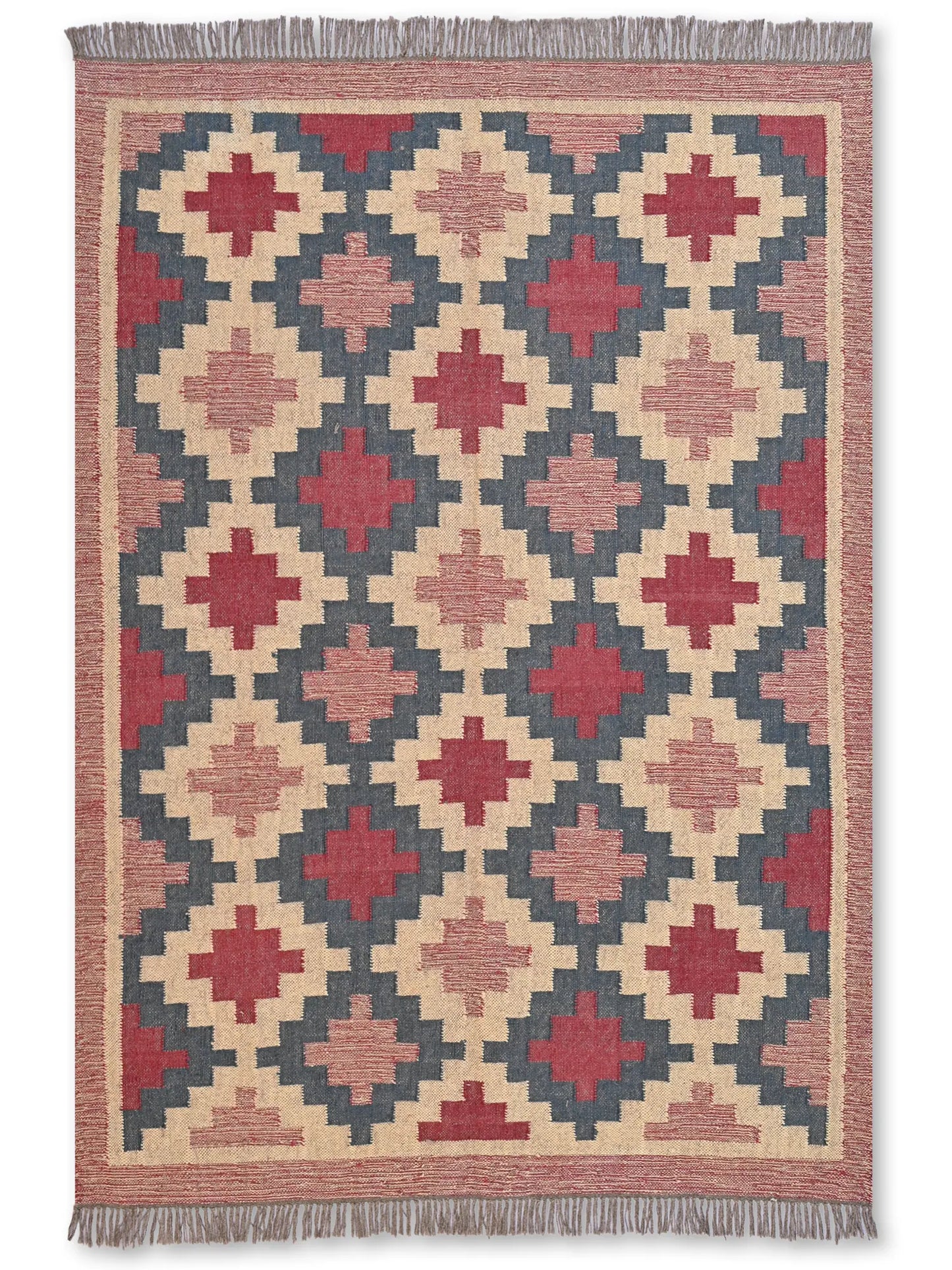 alfombras kililm pasillo 150x210 multicolor necha a mano en fibras naturales
