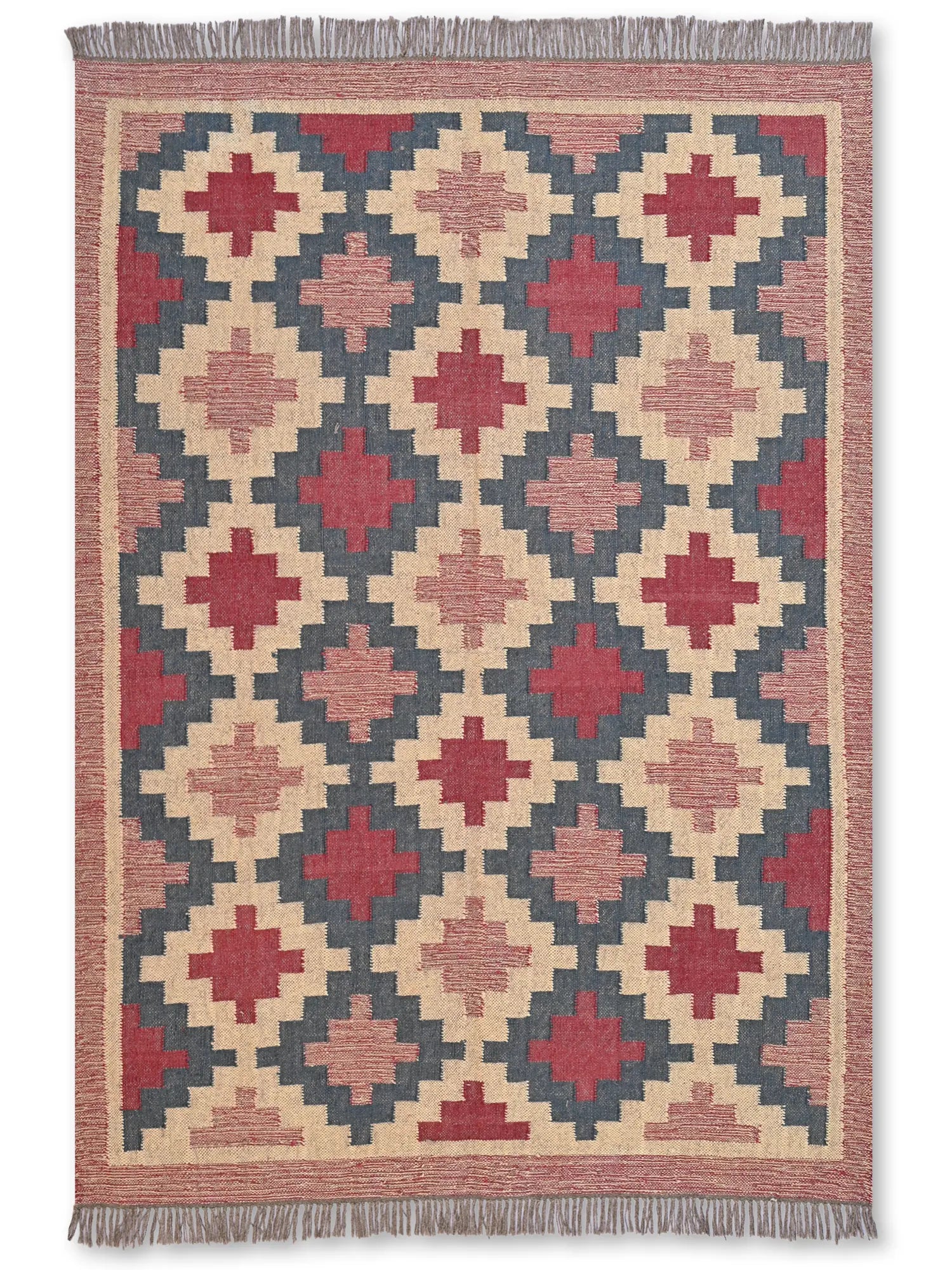 alfombras kililm pasillo 150x210 multicolor necha a mano en fibras naturales
