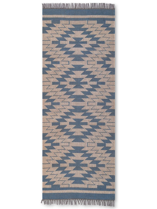 alfombras kilim pasillo 75x180 beige hecha a mano en fibras naturales