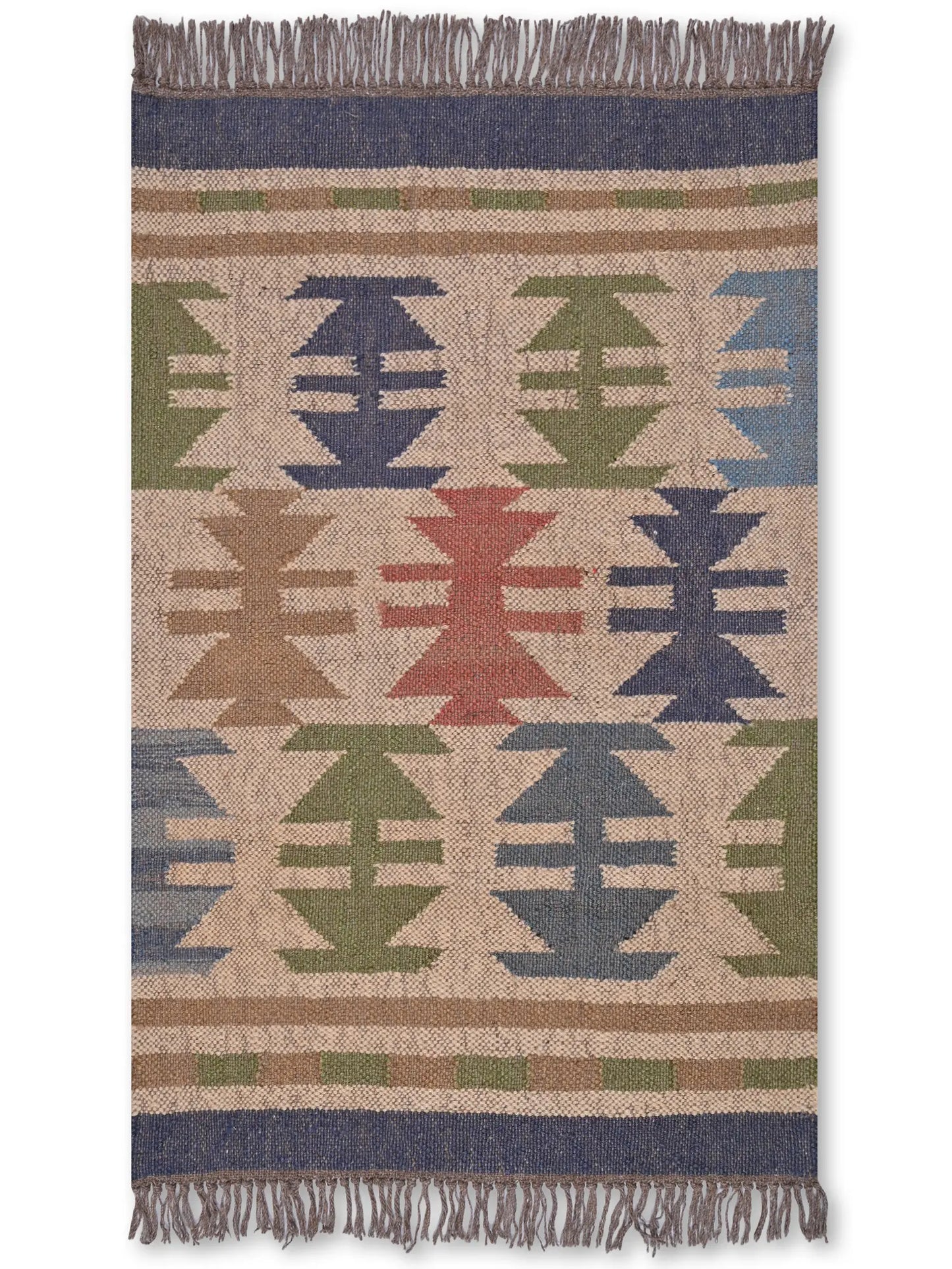 alfombras kilim pasillo 60x90 multicolor hecha a mano en fibras naturales