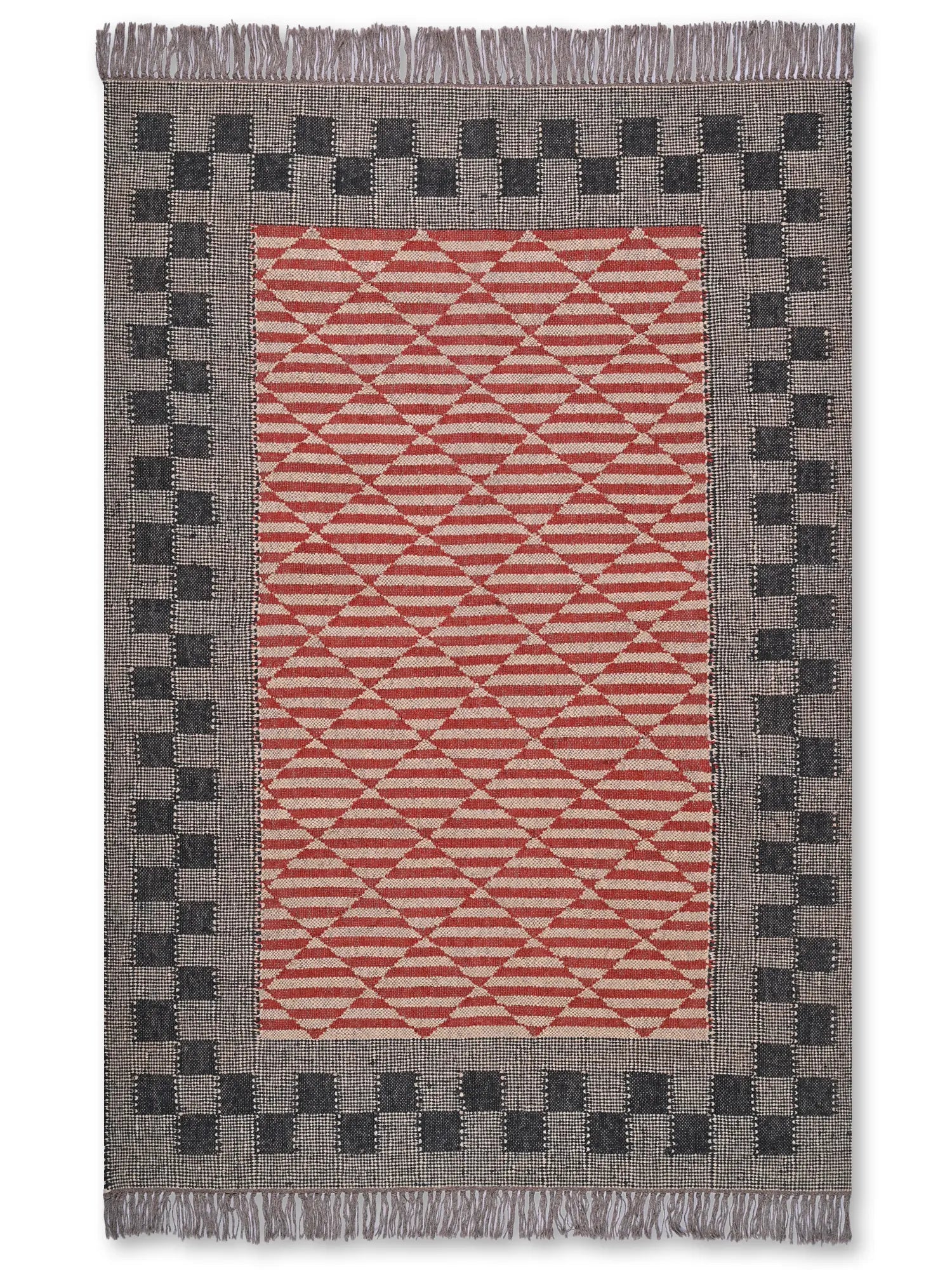 alfombras kilim pasillo 120x180cms multicolor hecha a mano en fibras naturales