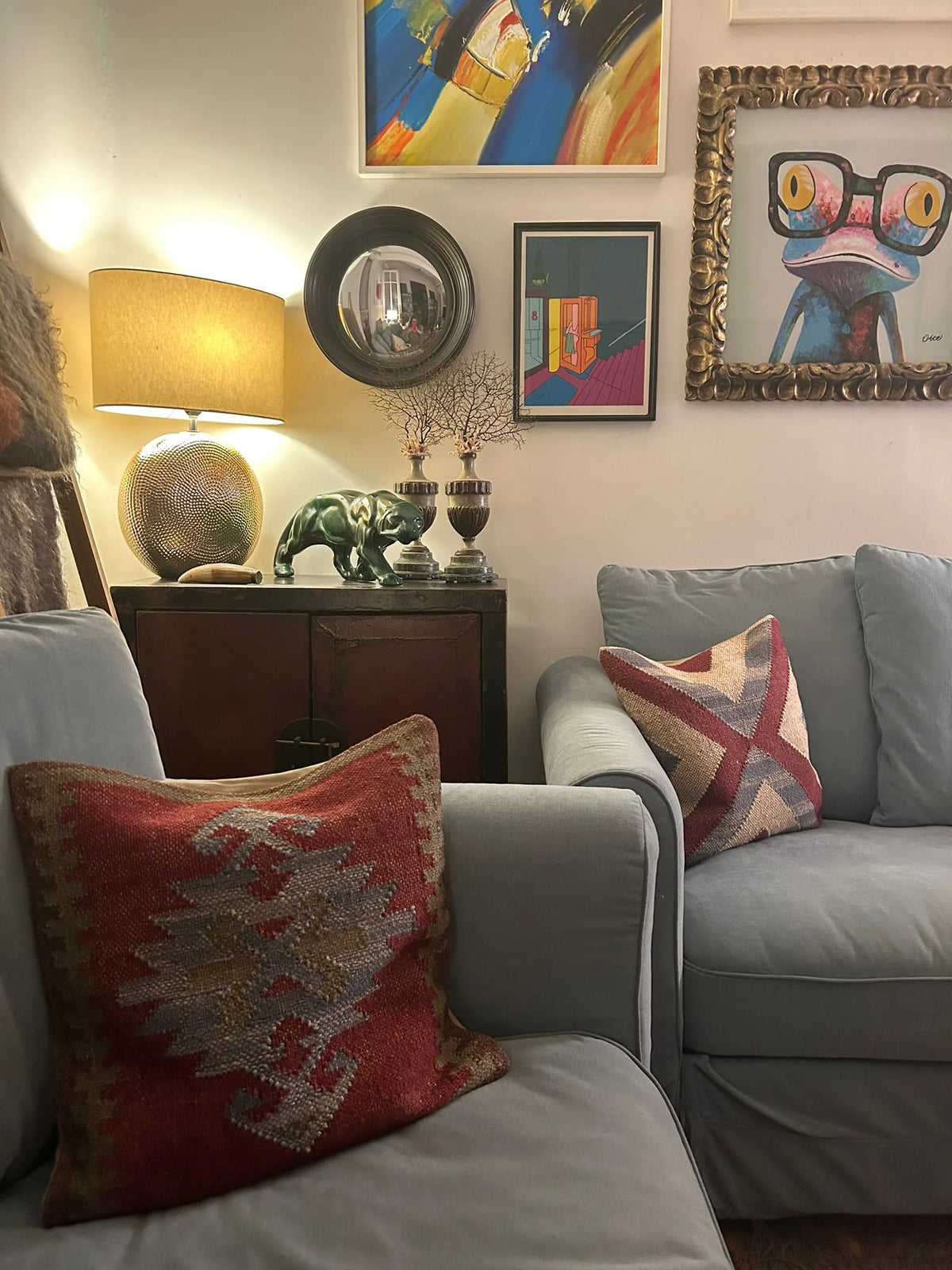 cojines Kilim, cojines etnicos