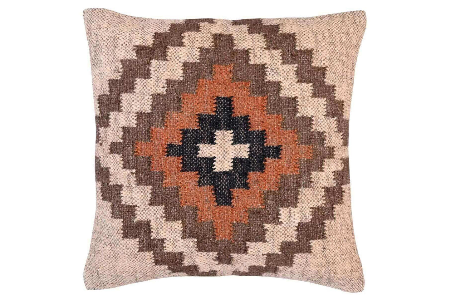 funda de cojin kilim yute y lana, 45x45, cojines kilim, cojines kilims