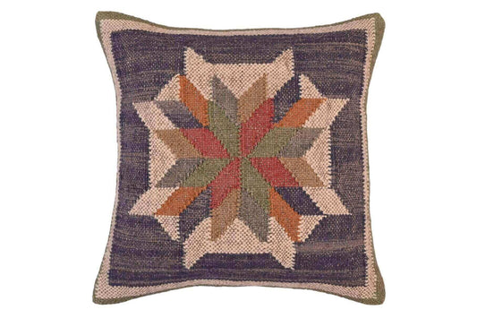 funda de cojin kilim yute y lana, 45x45, cojines kilim, cojines kilims