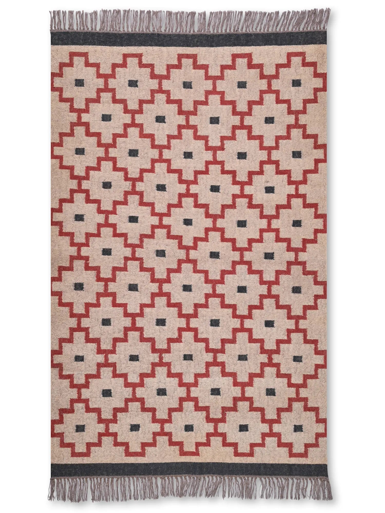 alfombras kililm pasillo 120x180 multicolor necha a mano en fibras naturales
