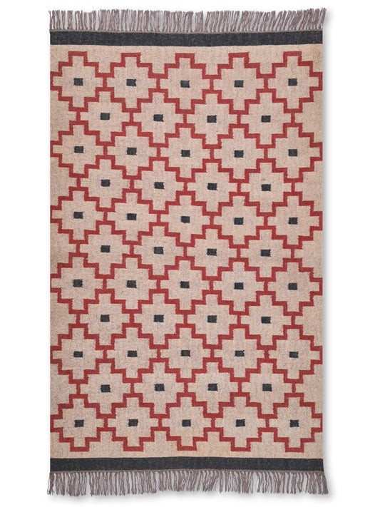 alfombras kililm pasillo 120x180 multicolor necha a mano en fibras naturales
