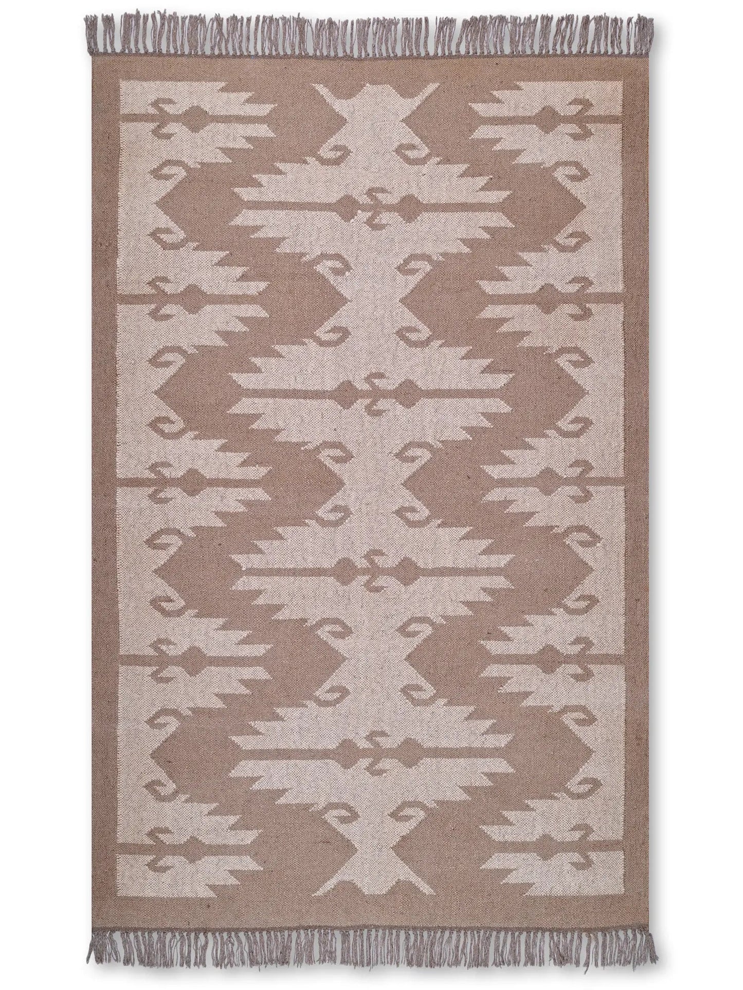 alfombras kililm pasillo 120x180 multicolor necha a mano en fibras naturales
