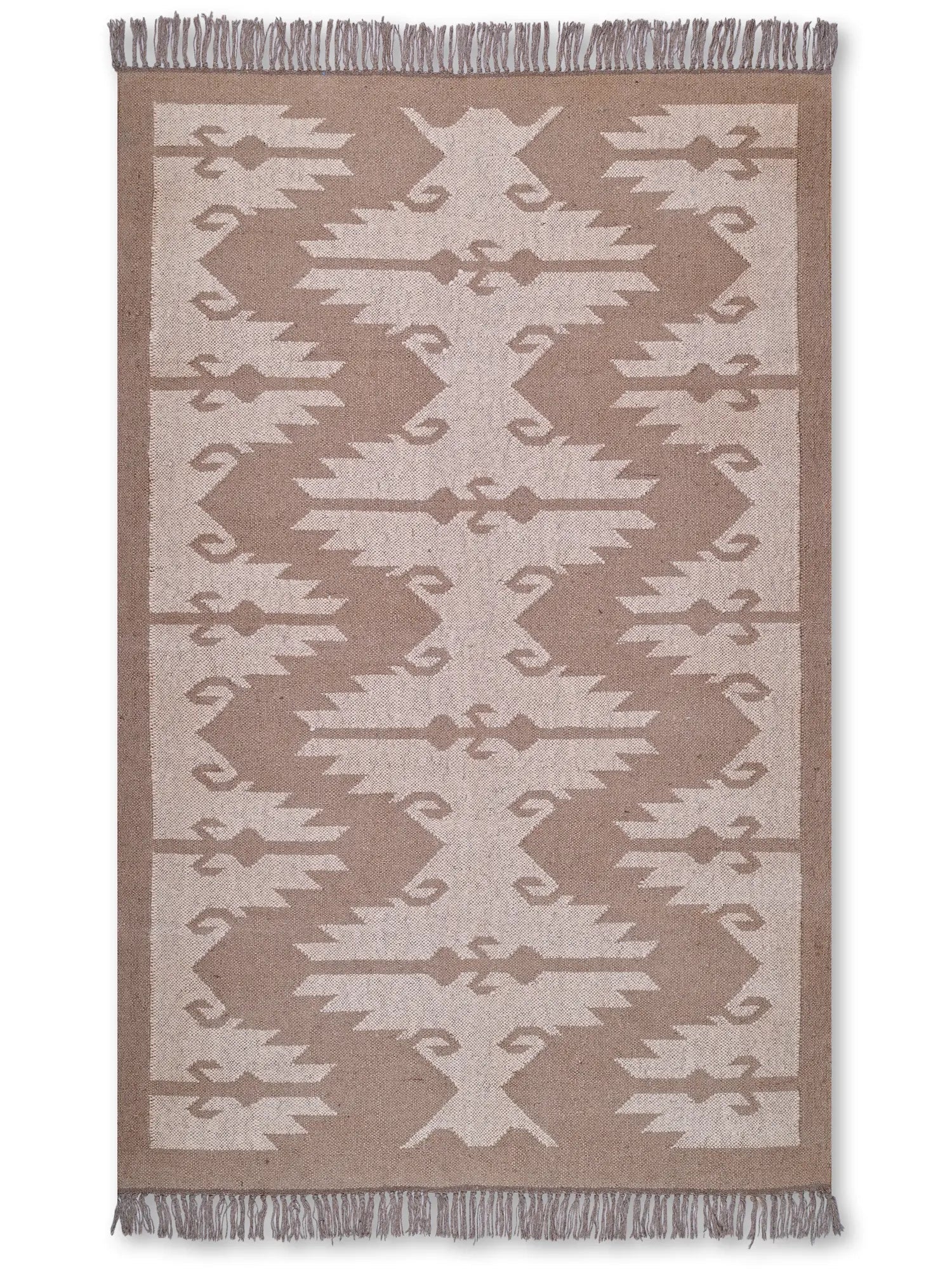 alfombras kililm pasillo 120x180 multicolor necha a mano en fibras naturales
