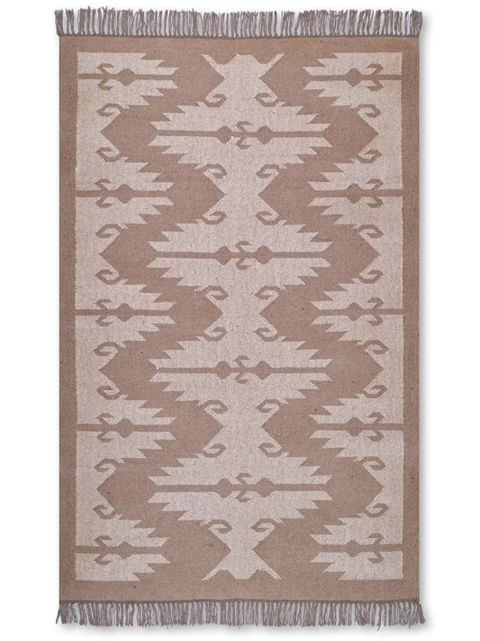 alfombras kililm pasillo 120x180 multicolor necha a mano en fibras naturales
