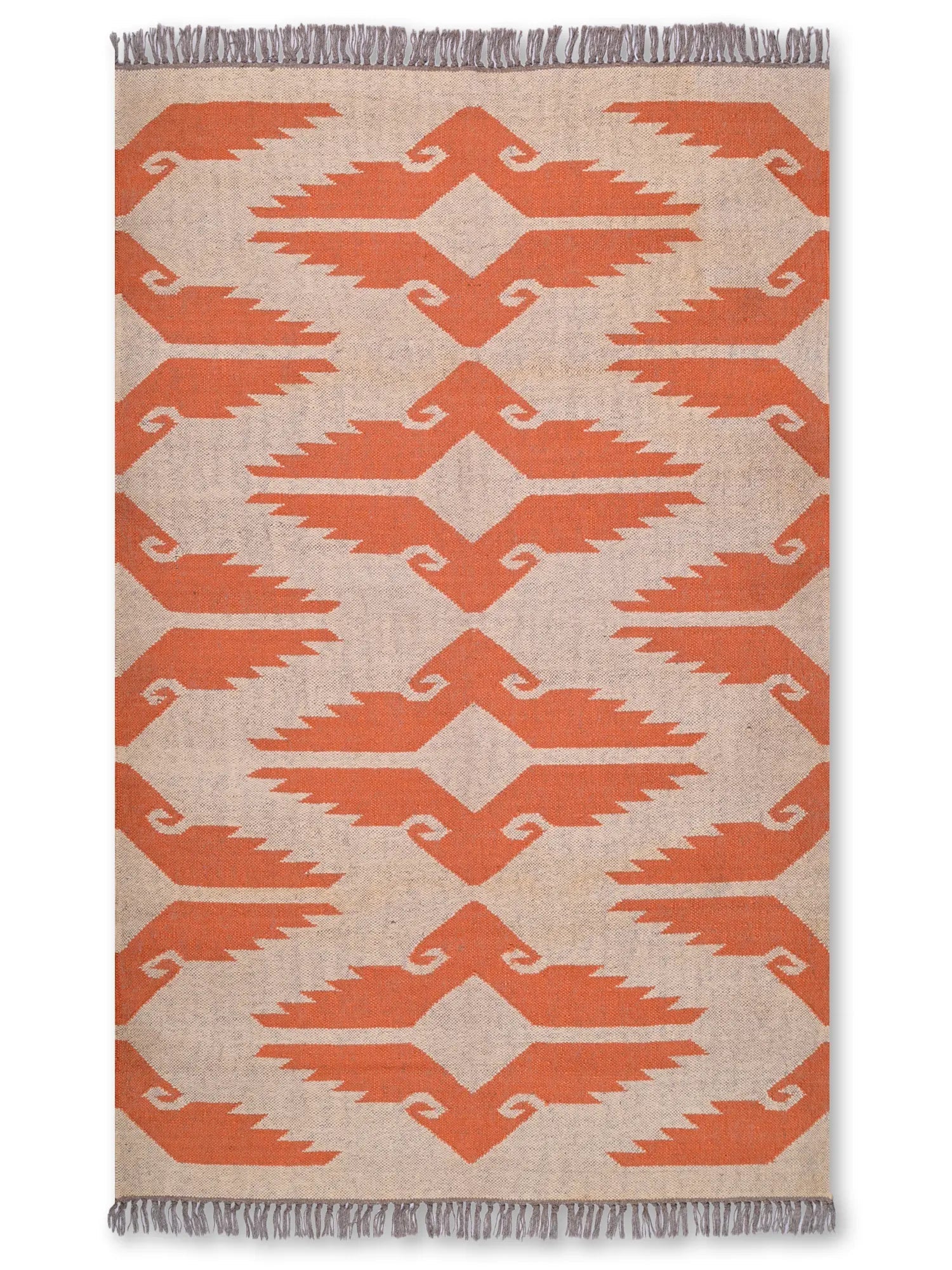 alfombras kililm pasillo 120x180 multicolor necha a mano en fibras naturales
