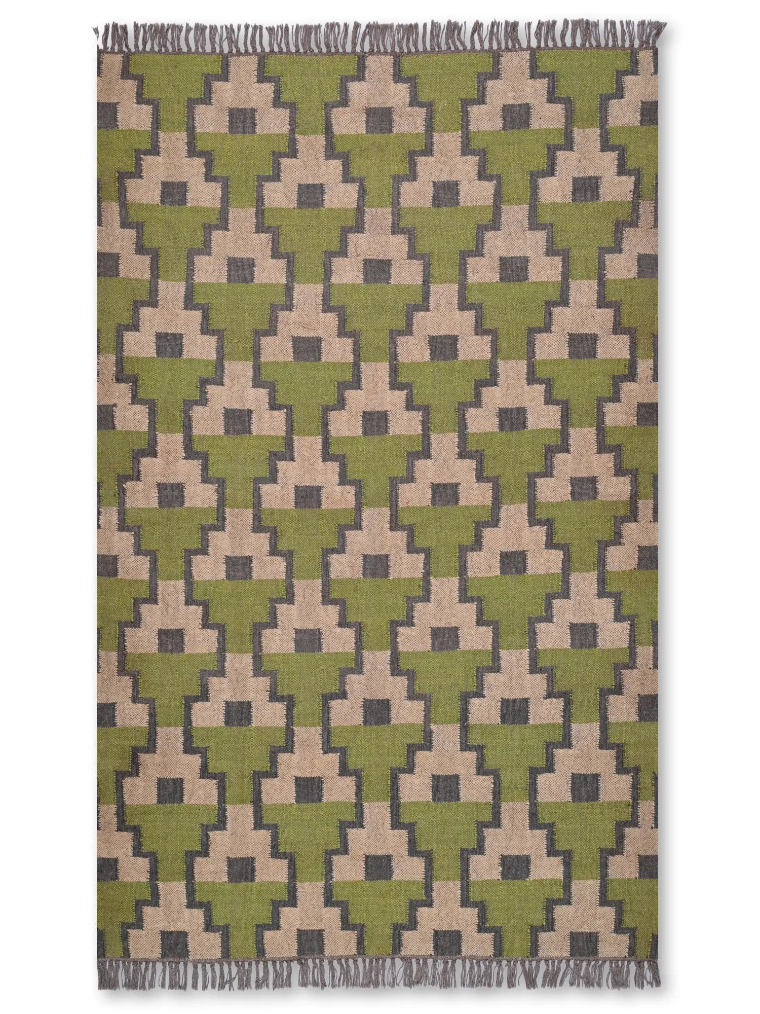 alfombras kililm pasillo 120x180 multicolor necha a mano en fibras naturales
