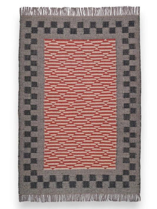 alfombras kilim pasillo 120x180cms multicolor hecha a mano en fibras naturales