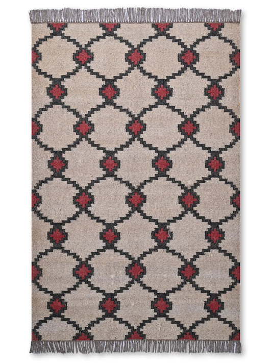 alfombras kililm pasillo 120x180 multicolor necha a mano en fibras naturales
