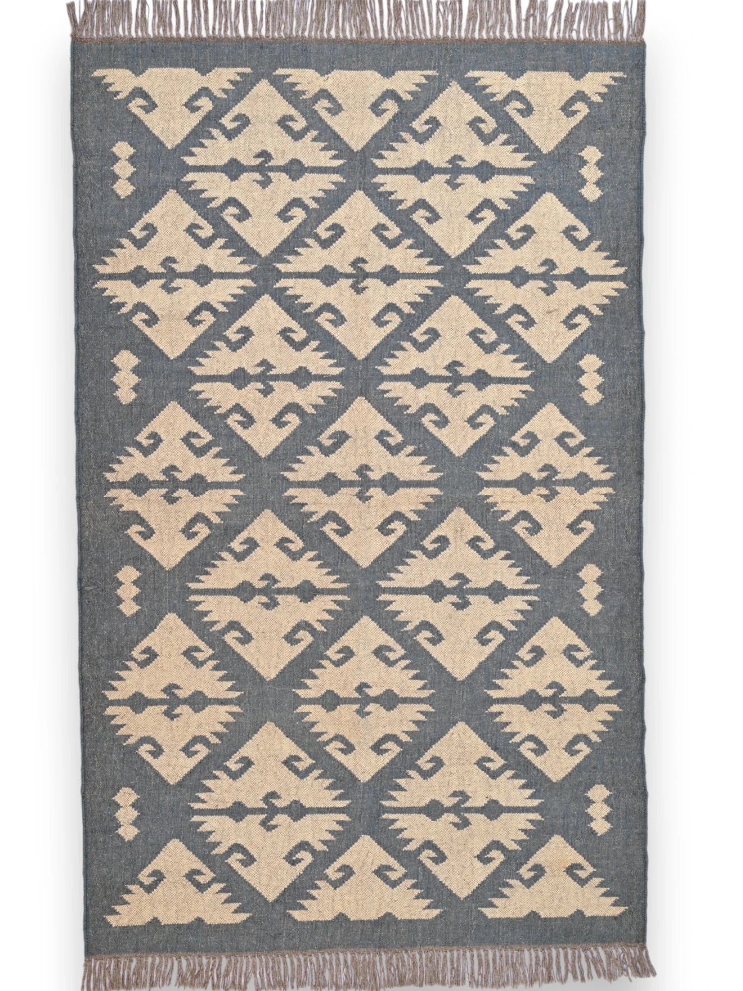alfombras kililm pasillo 60x90 multicolor necha a mano en fibras naturales