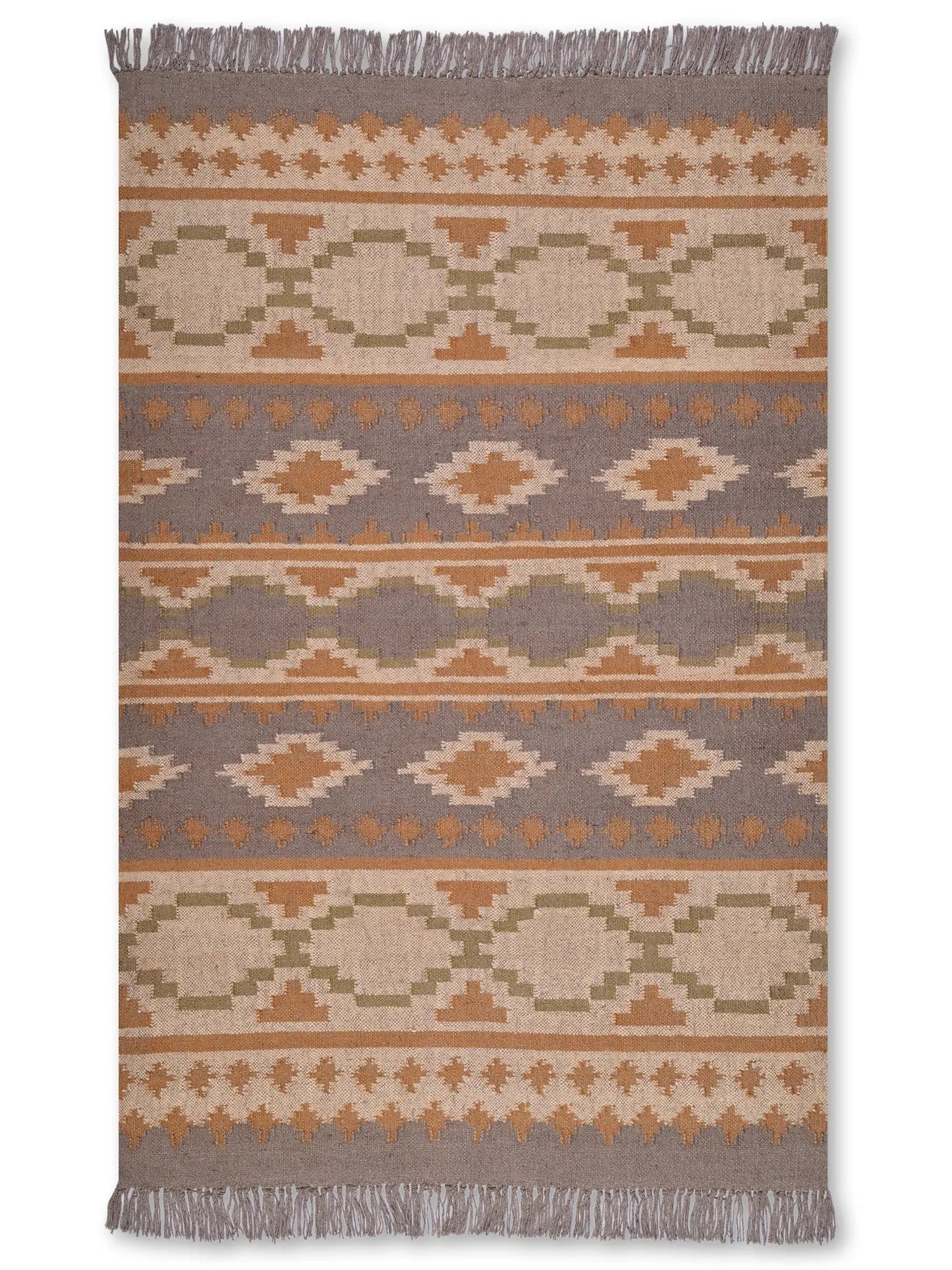 alfombras kililm pasillo 120x180 multicolor necha a mano en fibras naturales