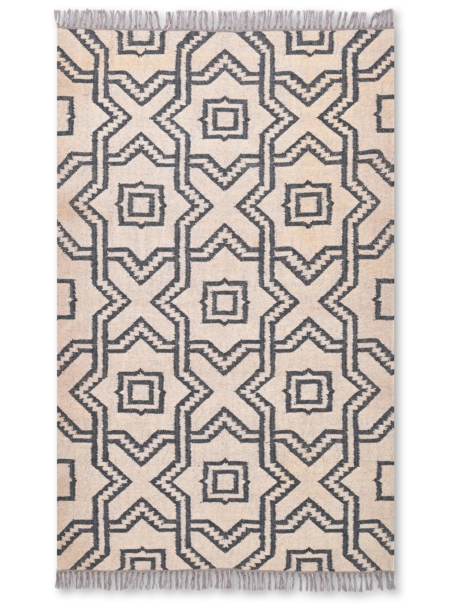 alfombras kililm pasillo 120x180 multicolor necha a mano en fibras naturales

