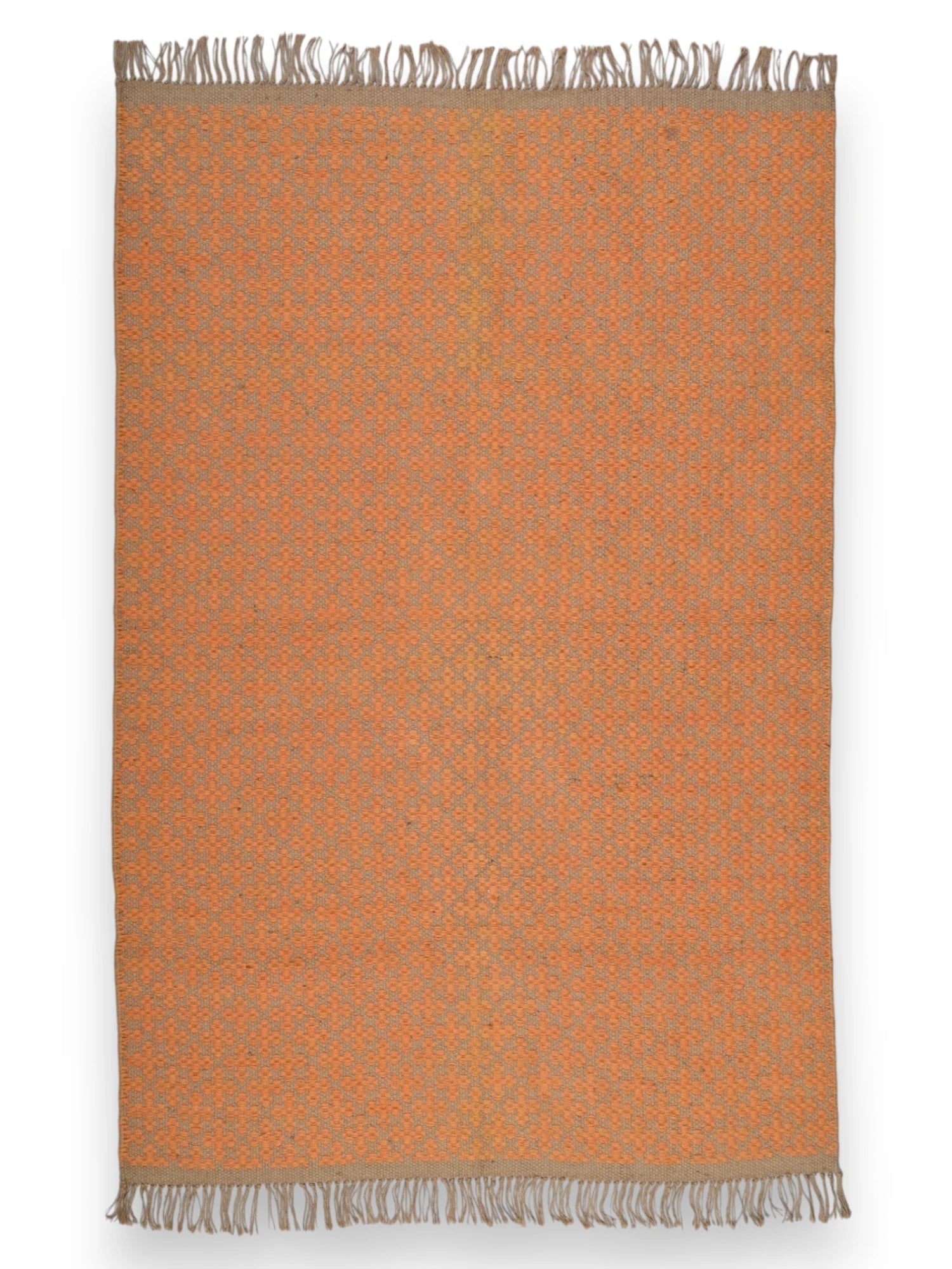alfombras kilim pasillo 120x80 marrón hecha a mano en fibras naturales