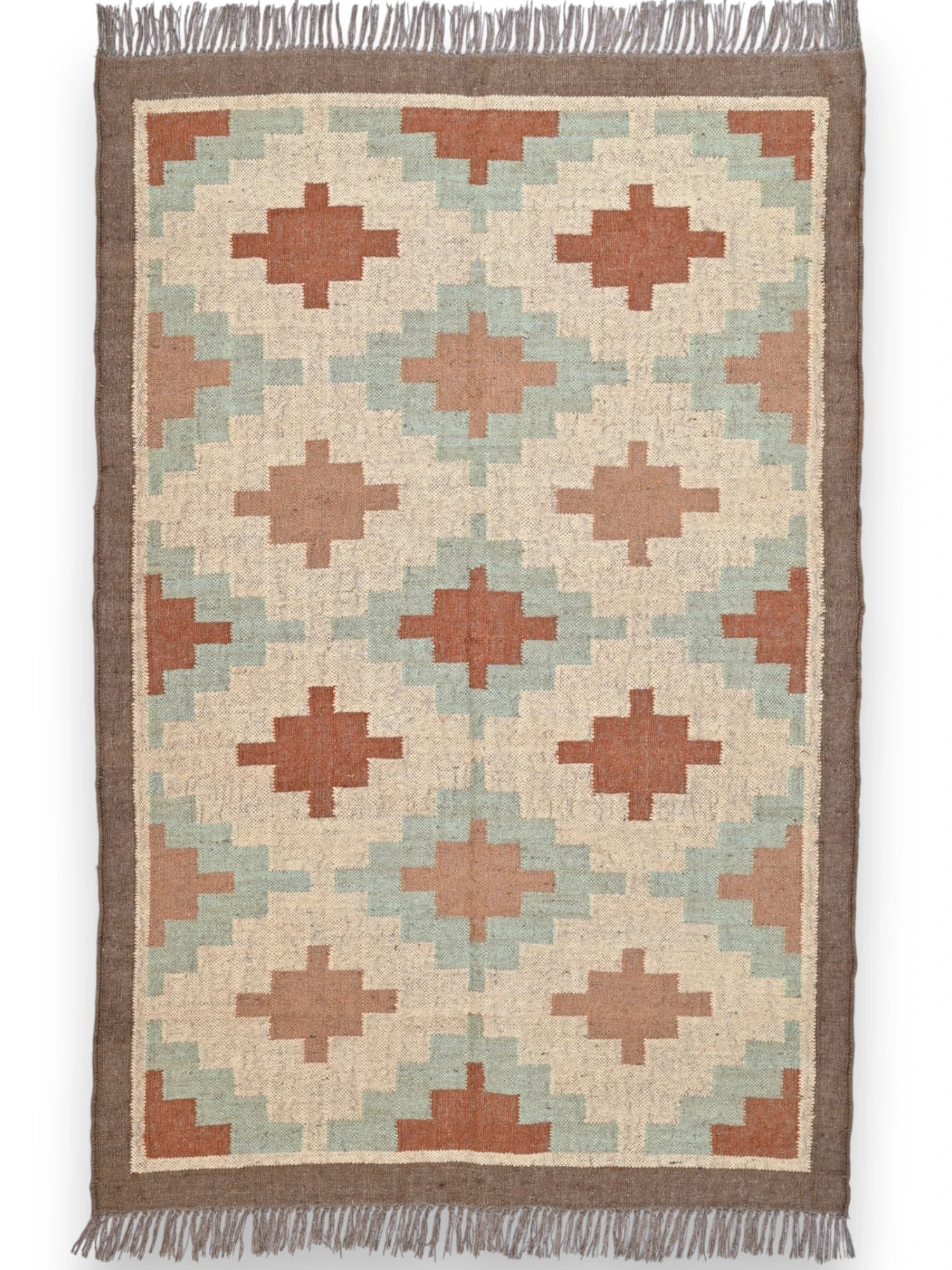 alfombras kililm pasillo 120x180 multicolor necha a mano en fibras naturales