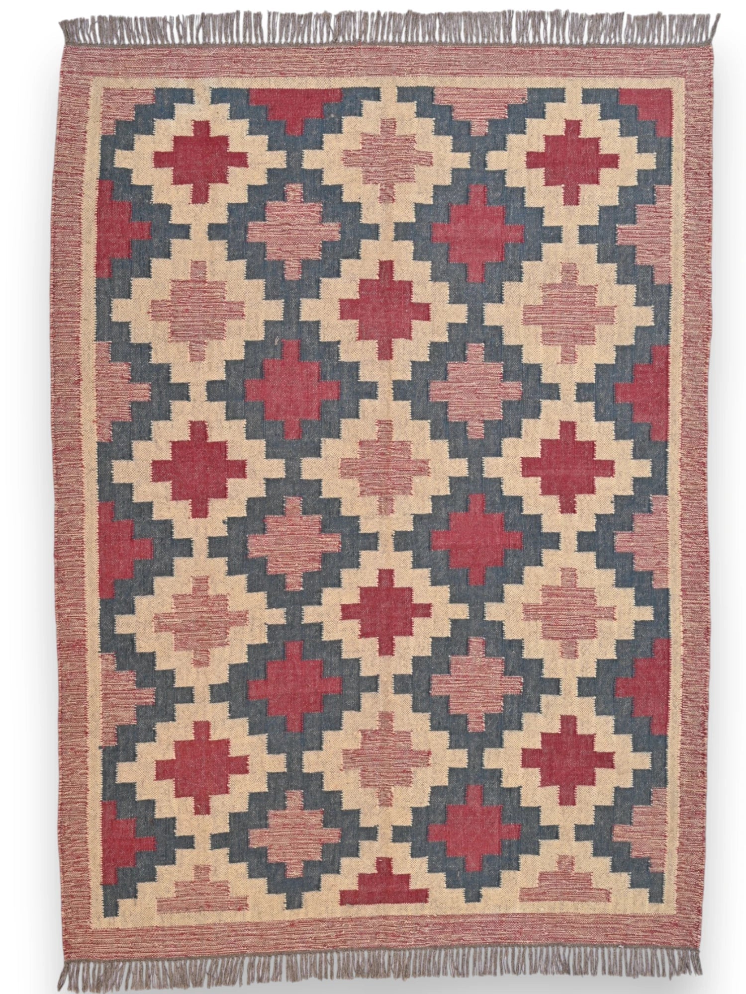 alfombras kililm pasillo 150x210 multicolor necha a mano en fibras naturales

