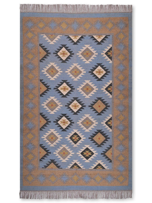 alfombras kililm pasillo 15x240 multicolor necha a mano en fibras naturales
