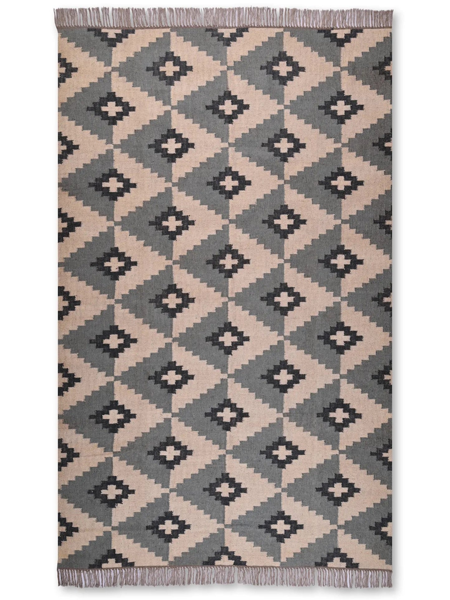 alfombras kililm pasillo 75x300 multicolor necha a mano en fibras naturales

