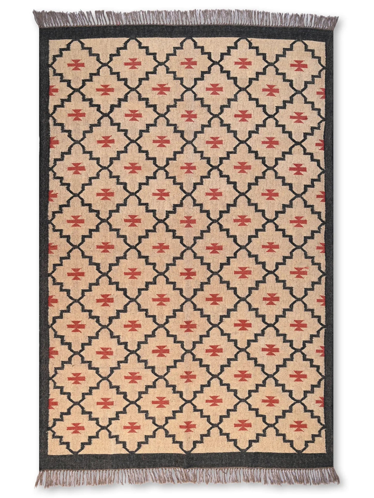 alfombras kililm pasillo 180x270 multicolor necha a mano en fibras naturales
