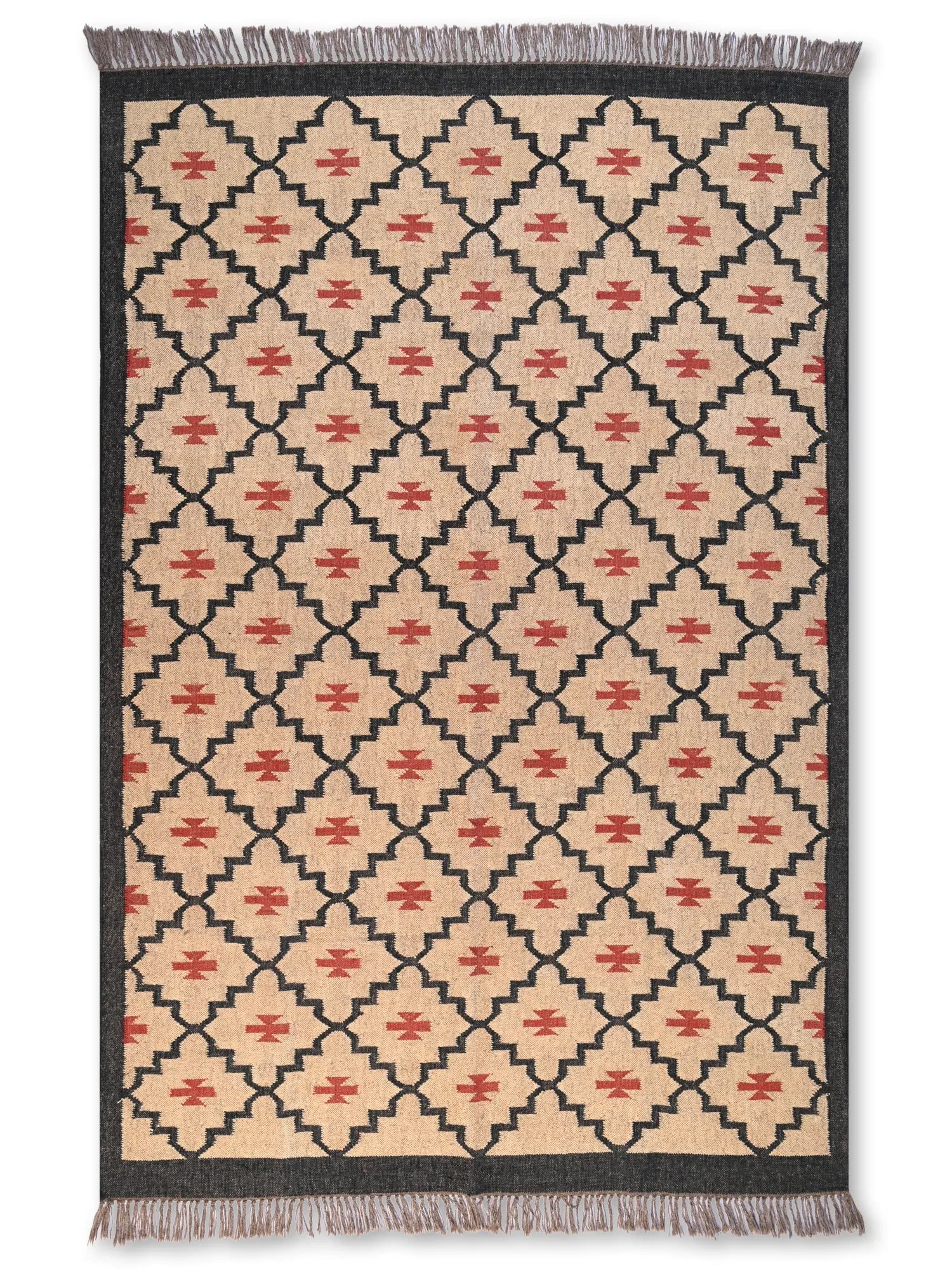 alfombras kililm pasillo 180x270 multicolor necha a mano en fibras naturales