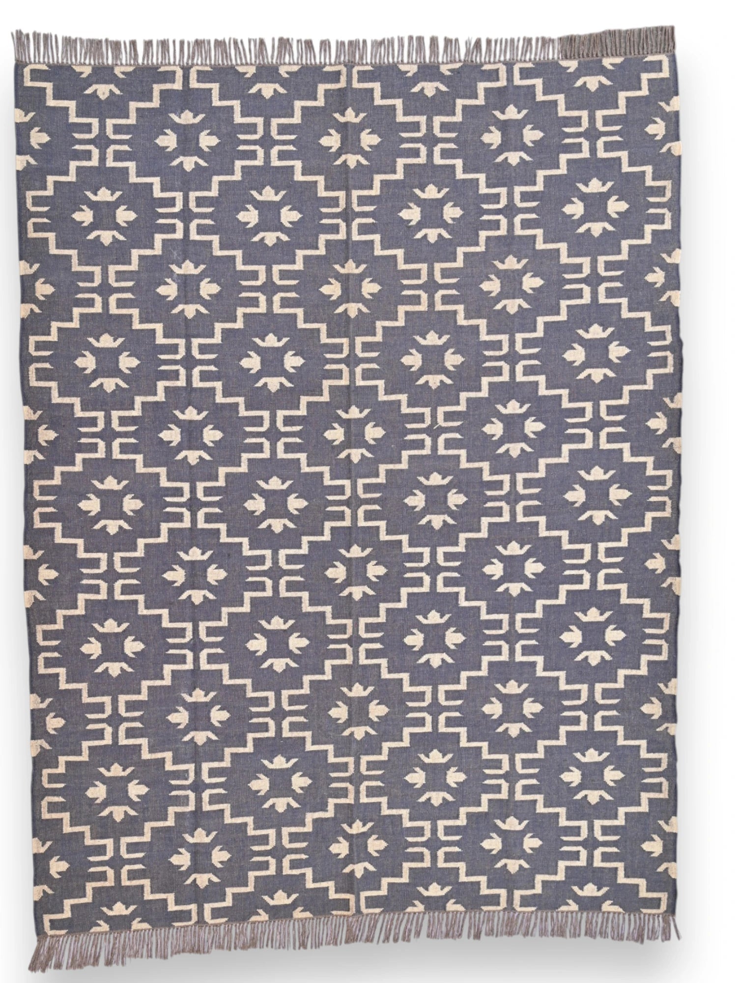 alfombras kililm pasillo  240x300  negro necha a mano en fibras naturales