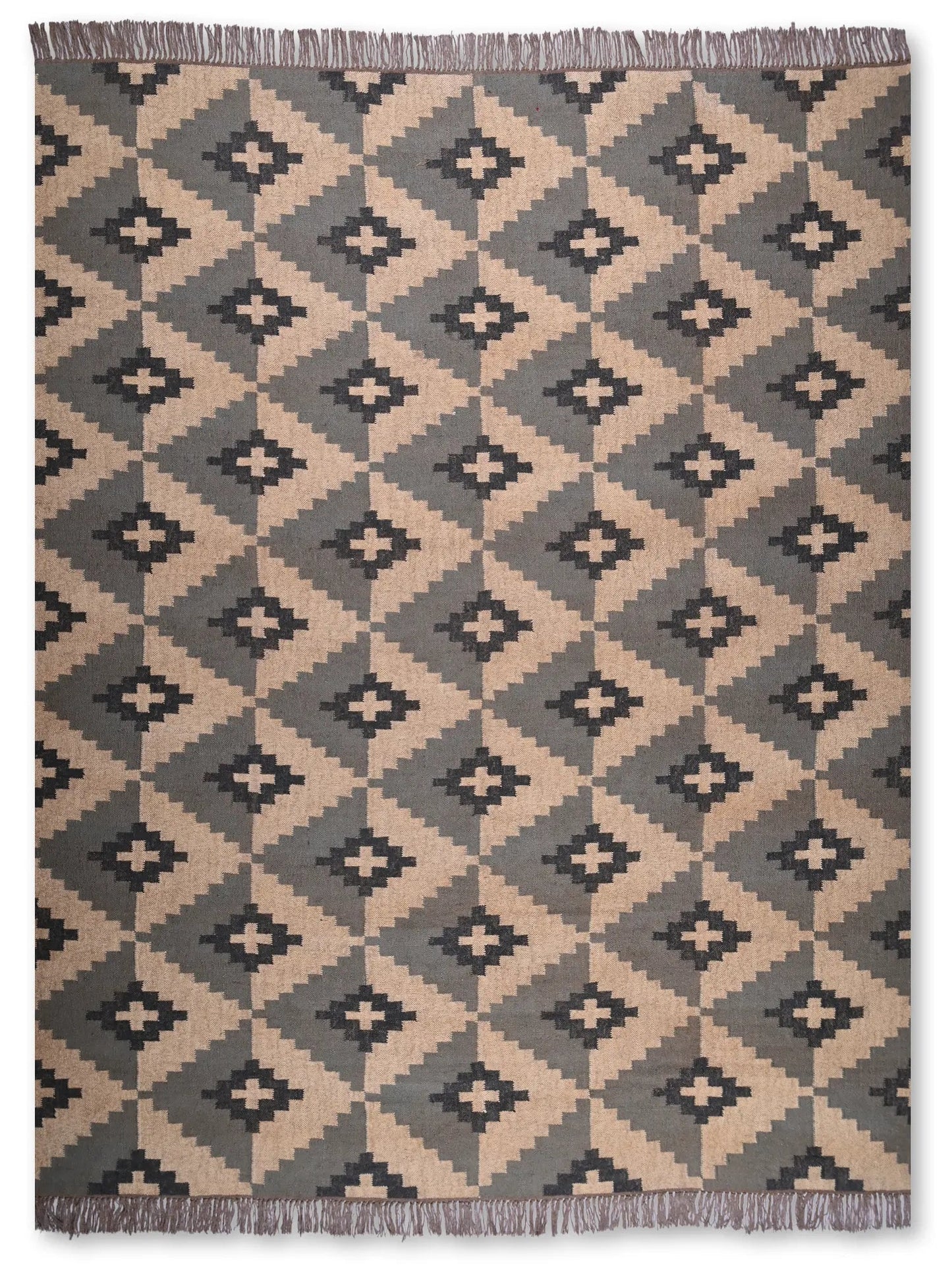 alfombras kililm pasillo 75x300 multicolor necha a mano en fibras naturales