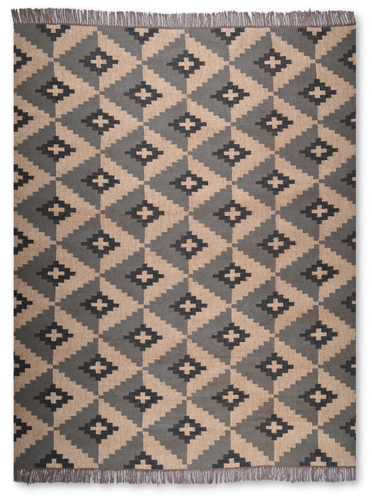 alfombras kililm pasillo 75x300 multicolor necha a mano en fibras naturales