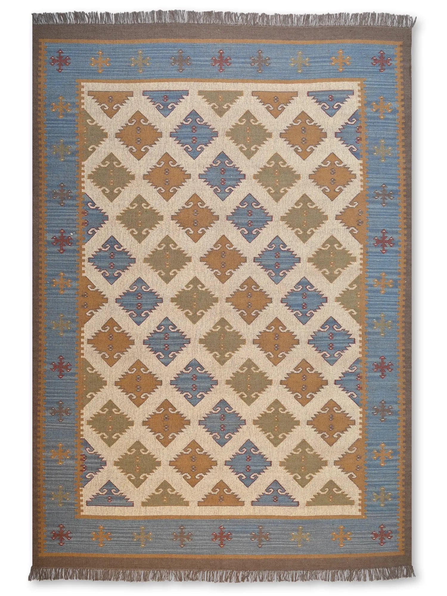 alfombras kililm pasillo 300x400 multicolor necha a mano en fibras naturales