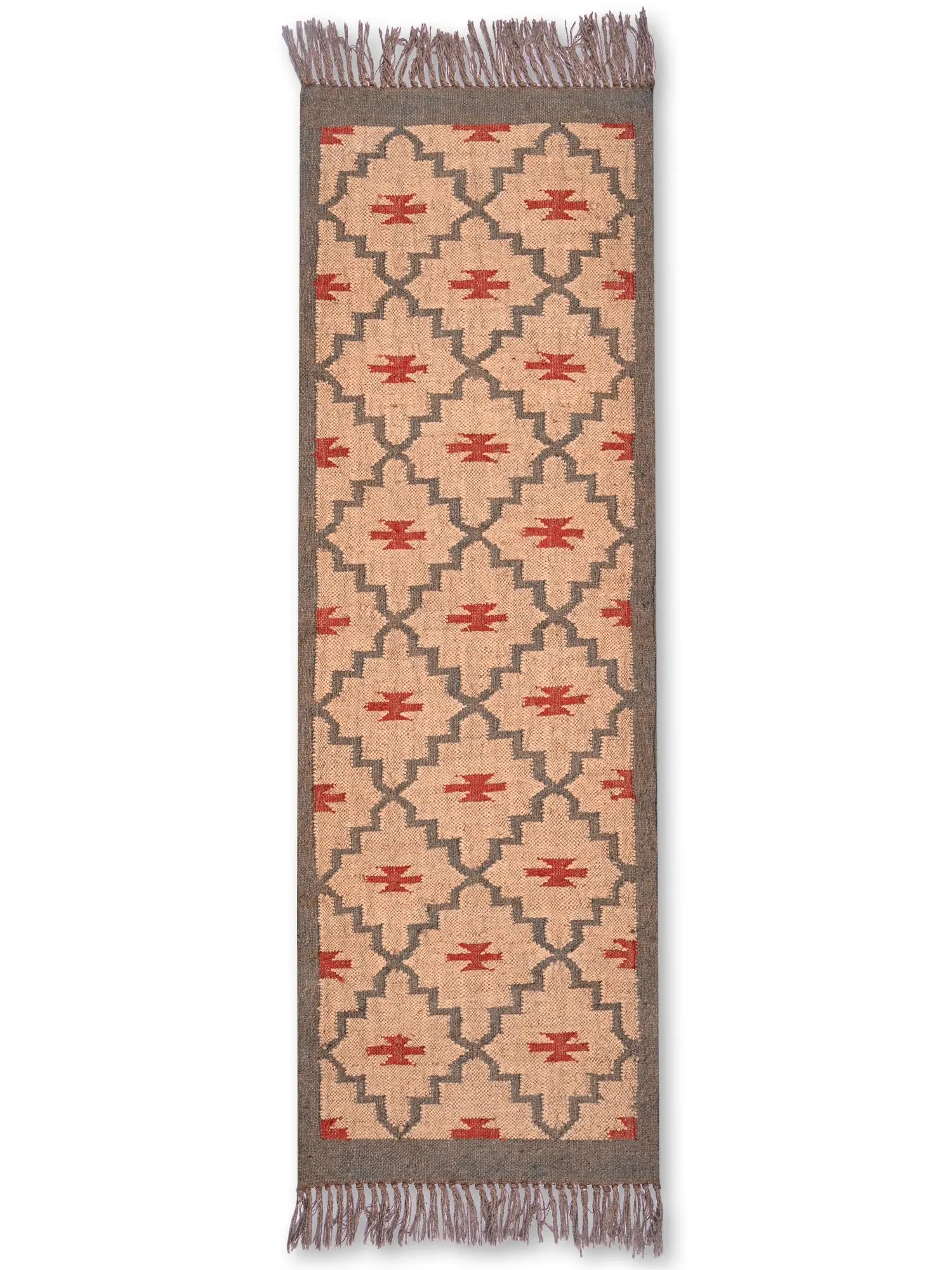 alfombras kililm pasillo 60x180 multicolor necha a mano en fibras naturales